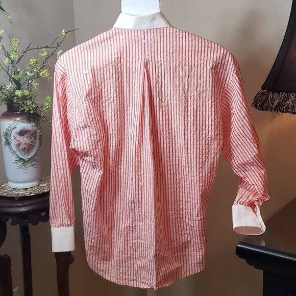 A'nue Ligne Women's Long Sleeve Button Up Sequined Top Size Petite L - Picture 9 of 11